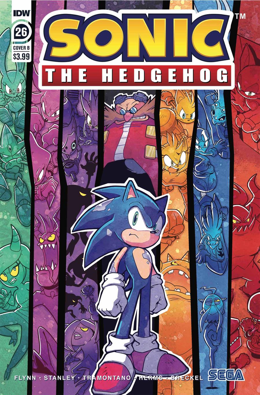 Sonic The Hedgehog Vol 3 #26 Cover B Variant Aaron Hammerstrom & Reggie Graham Cover