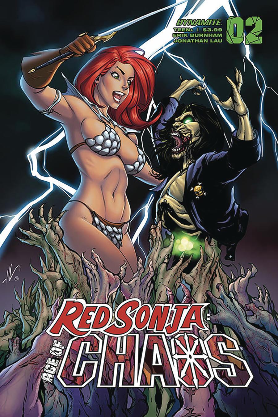 Red Sonja Age Of Chaos #2 Cover D Variant Ale Garza Cover