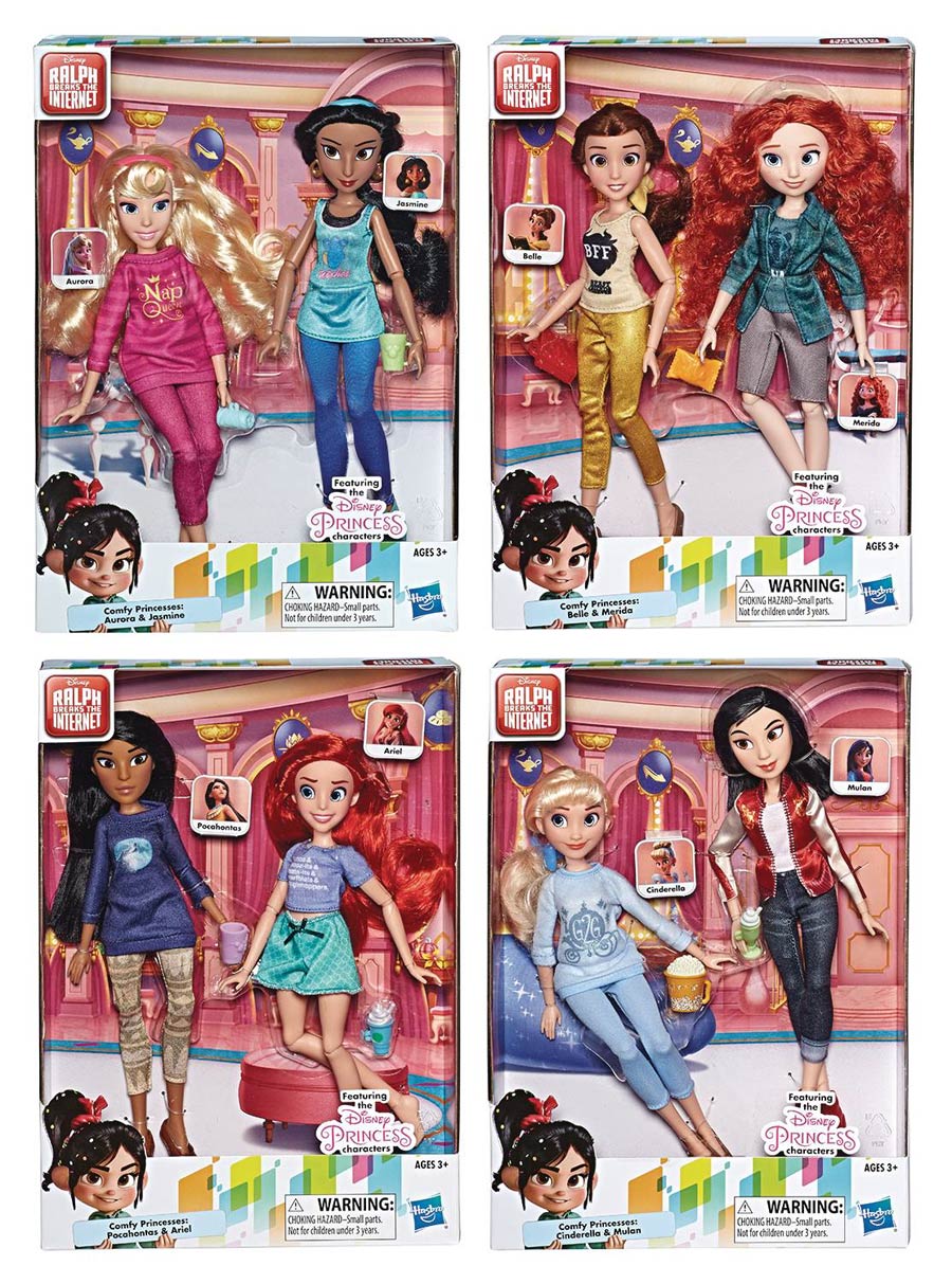 Disney Wreck-It Ralph Princess Doll 2-Pack Assortment Case A