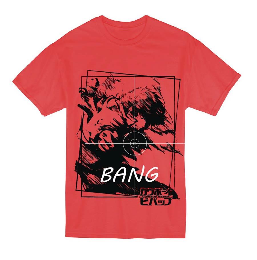 Cowboy Bebop Spike Red T-Shirt Large