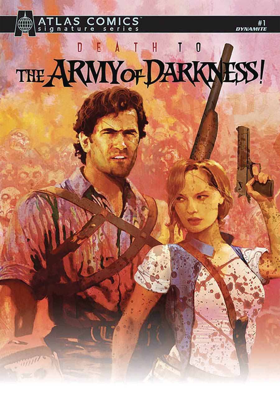 Death To The Army Of Darkness #1 Cover P Atlas Comics Signature Series Signed By Ryan Parrott