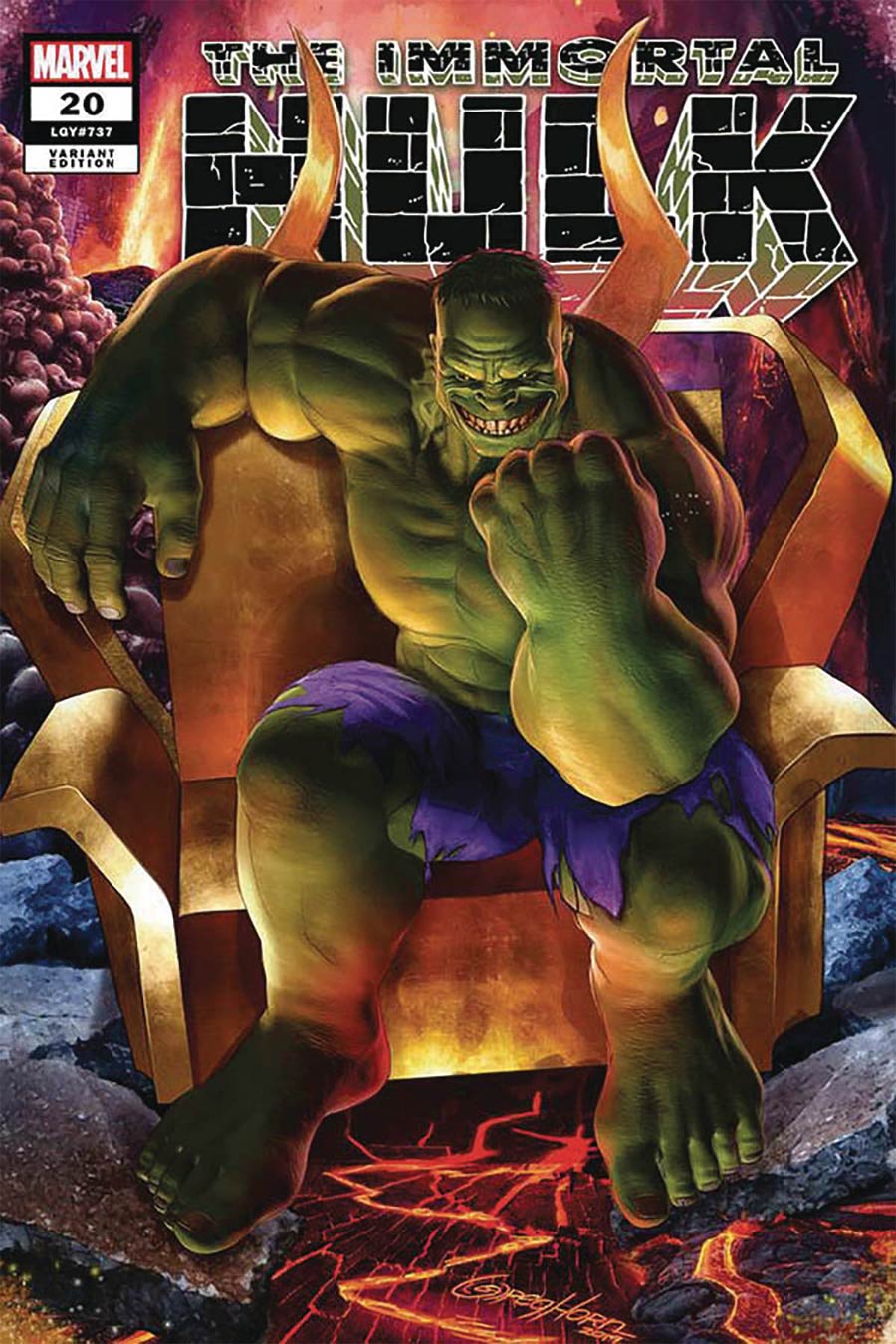 Immortal Hulk #20 Cover G DF Comicxposure Exclusive Greg Horn Variant Cover