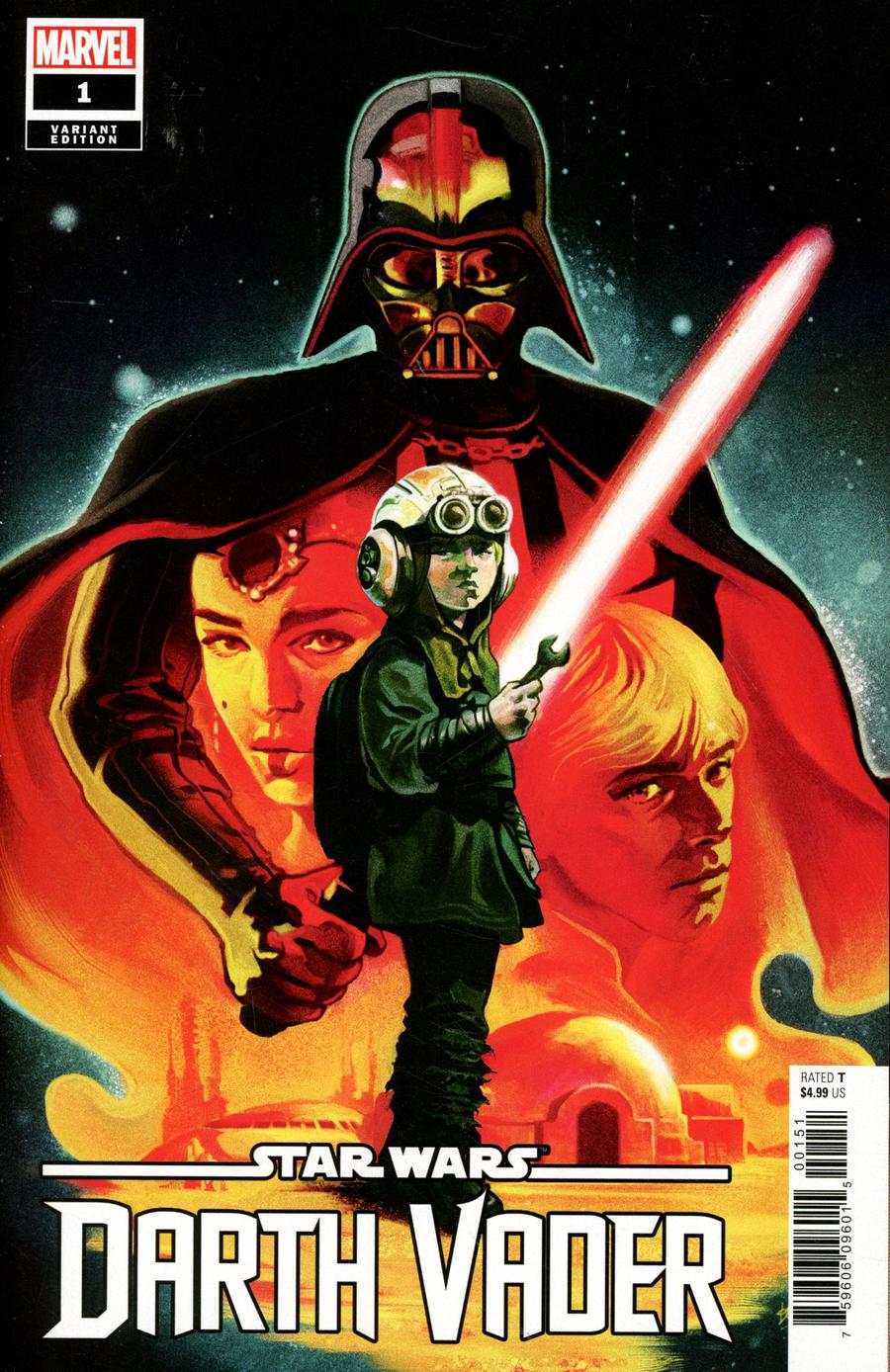 Star Wars Darth Vader #1 Cover F Incentive Mike Del Mundo Variant Cover