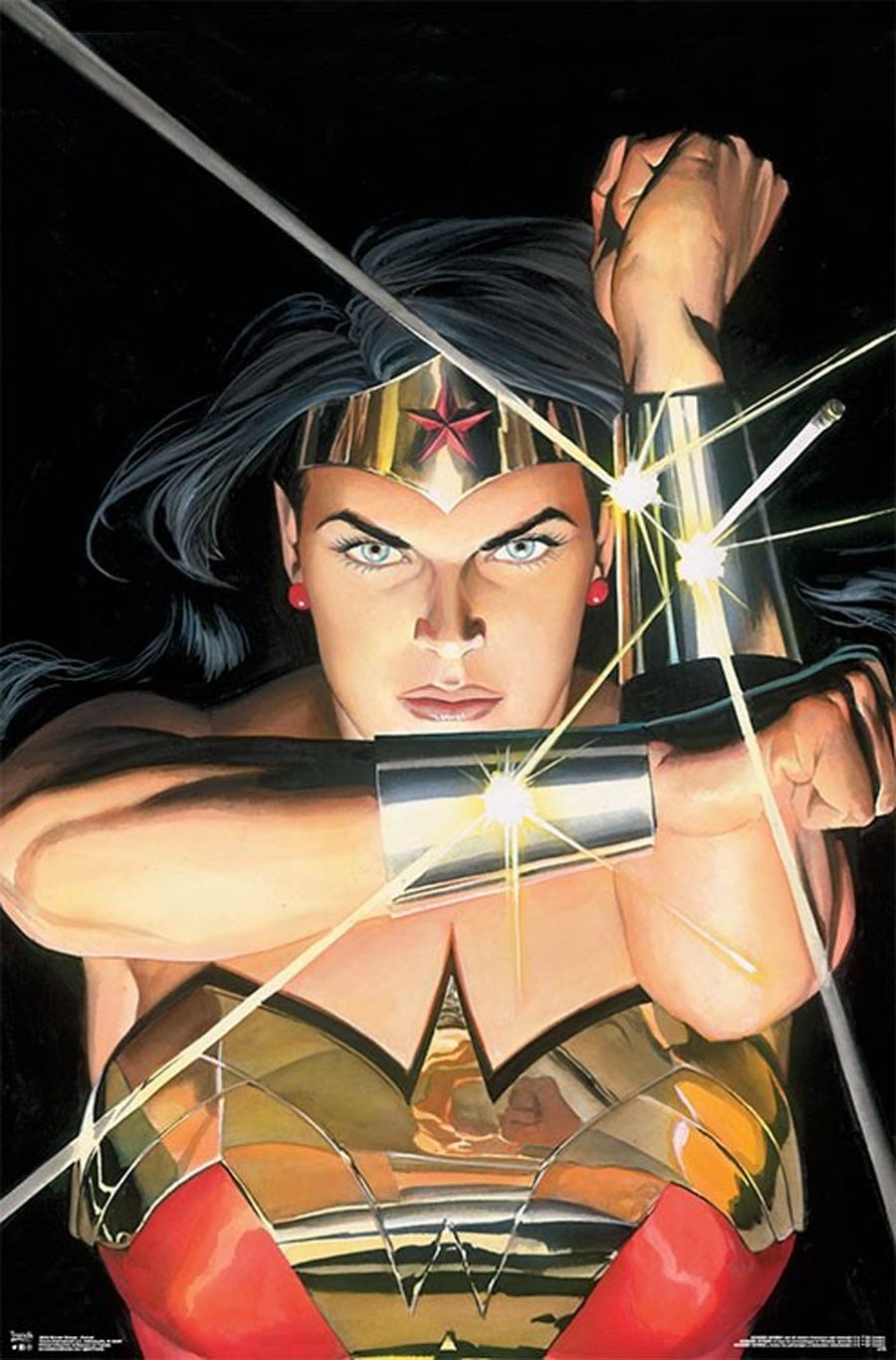 DC Comics Wonder Woman Alex Ross Portrait Wall Poster