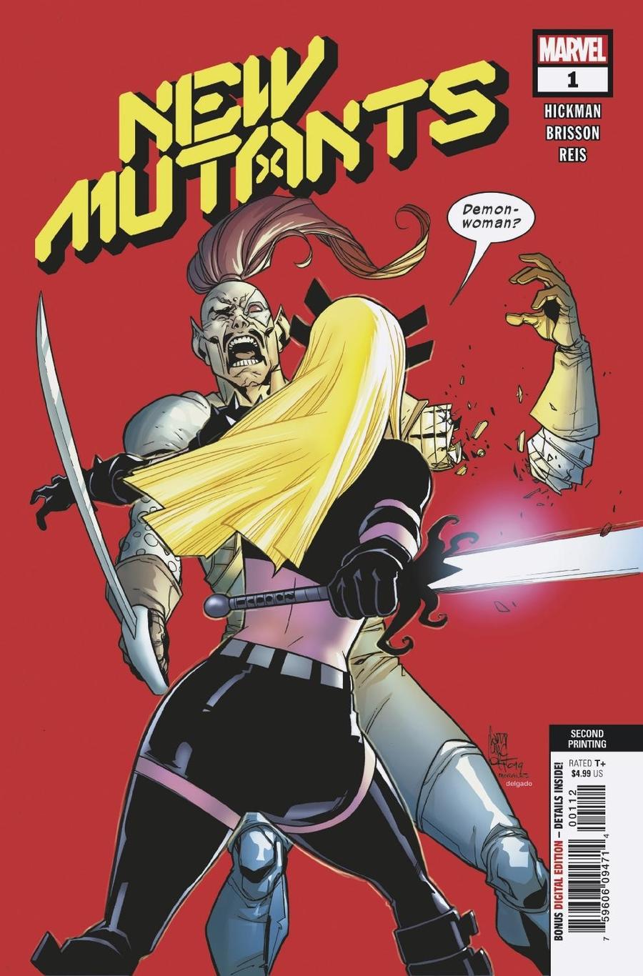 New Mutants Vol 4 #1 Cover J 2nd Ptg Giuseppe Camuncoli Variant Cover (Dawn Of X Tie-In)