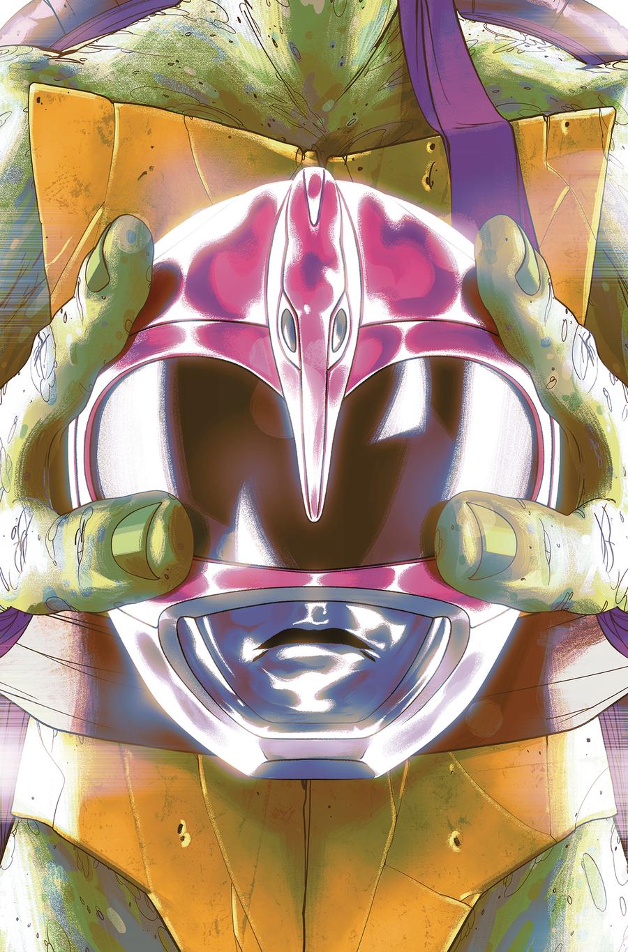 Mighty Morphin Power Rangers Teenage Mutant Ninja Turtles #4 Cover D Variant Goni Montes Donatello Cover