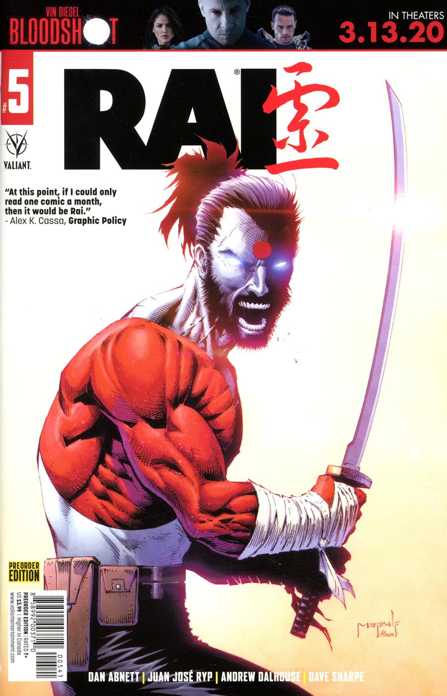 Rai Vol 3 #5 Cover D Variant Pre-Order Edition