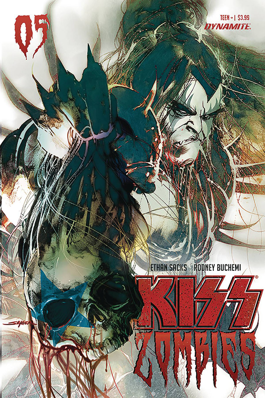 KISS Zombies #5 Cover B Variant Stuart Sayger Cover