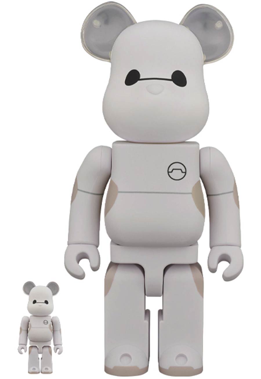 Big Hero 6 Baymax 100 Percent & 400 Percent 2-Pack Bearbrick