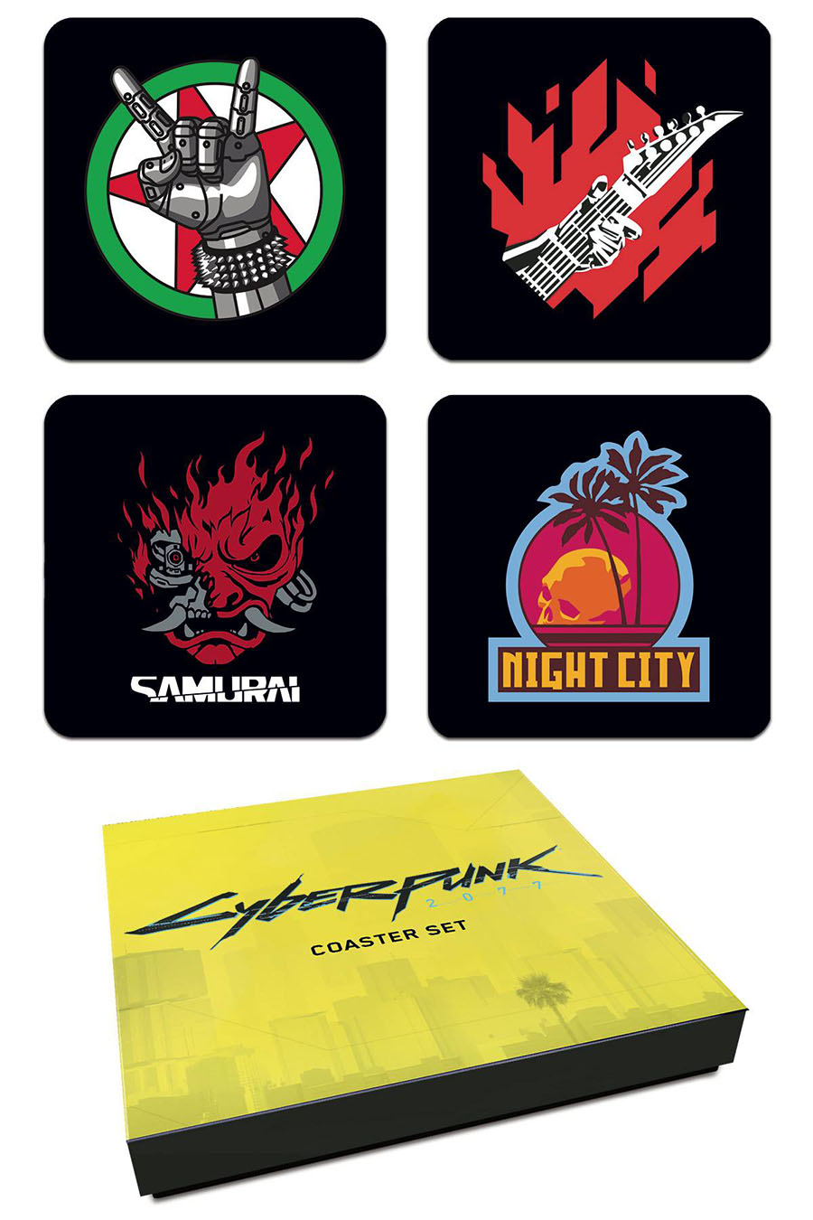 Cyberpunk 2077 Coaster Set