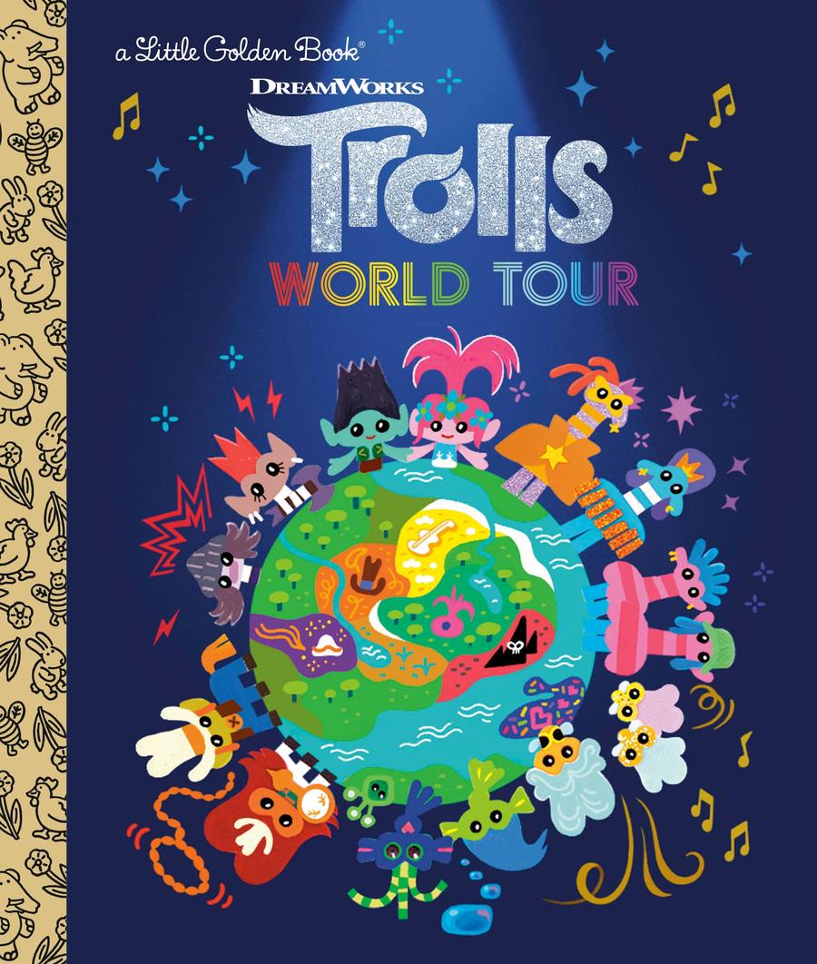 Trolls World Tour Little Golden Book HC