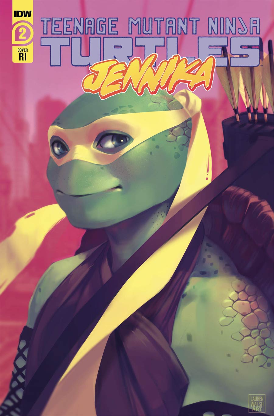 Teenage Mutant Ninja Turtles Jennika #2 Cover B Incentive Lauren Walsh Variant Cover