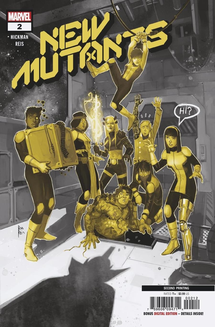 New Mutants Vol 4 #2 Cover C 2nd Ptg Variant Rod Reis Cover (Dawn of X Tie-In)