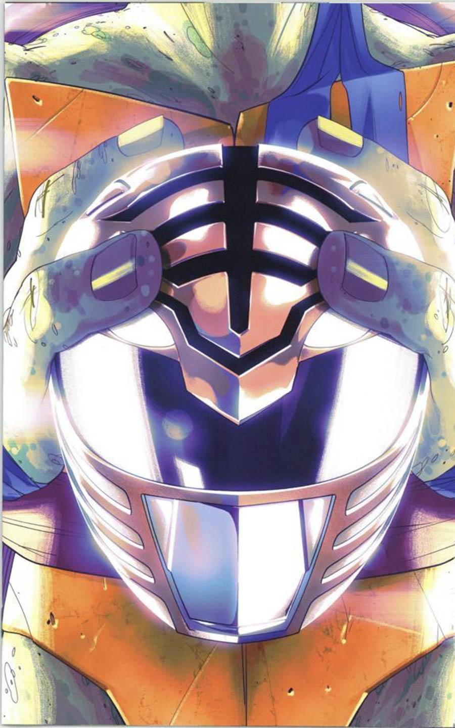 Mighty Morphin Power Rangers Teenage Mutant Ninja Turtles #2 Cover I Incentive Thank You Variant Cover