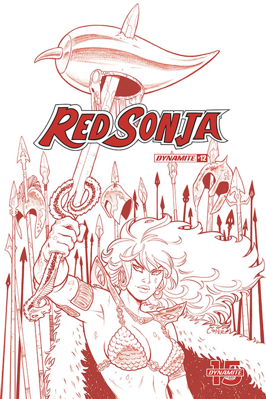 Red Sonja Vol 8 #12 Cover K Incentive Amanda Conner Tint Dressed Cover