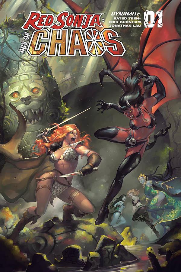 Red Sonja Age Of Chaos #1 Cover F Variant Meghan Hetrick Cover