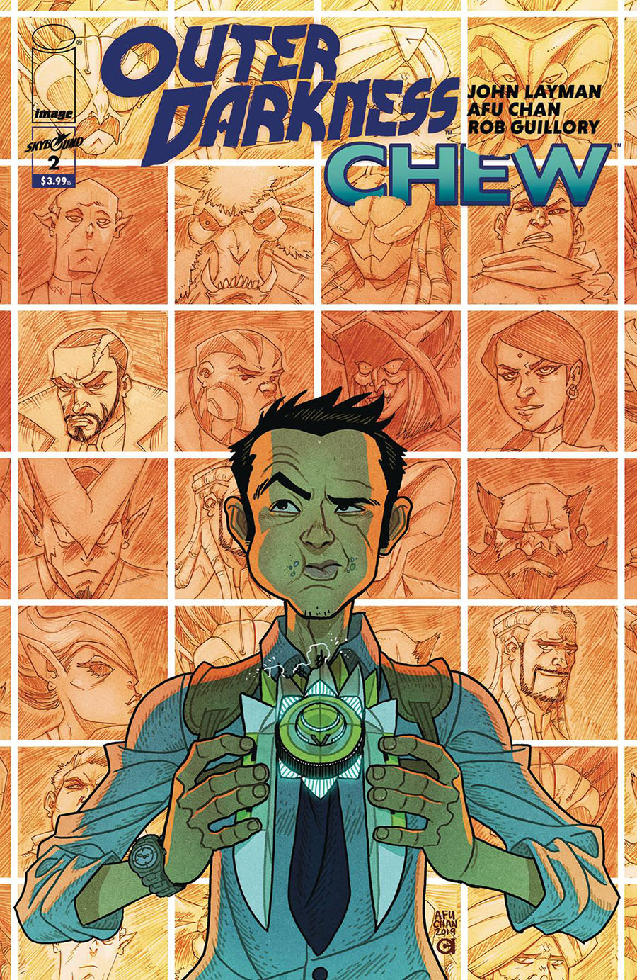 Outer Darkness Chew #2 Cover A Regular Afu Chan Cover