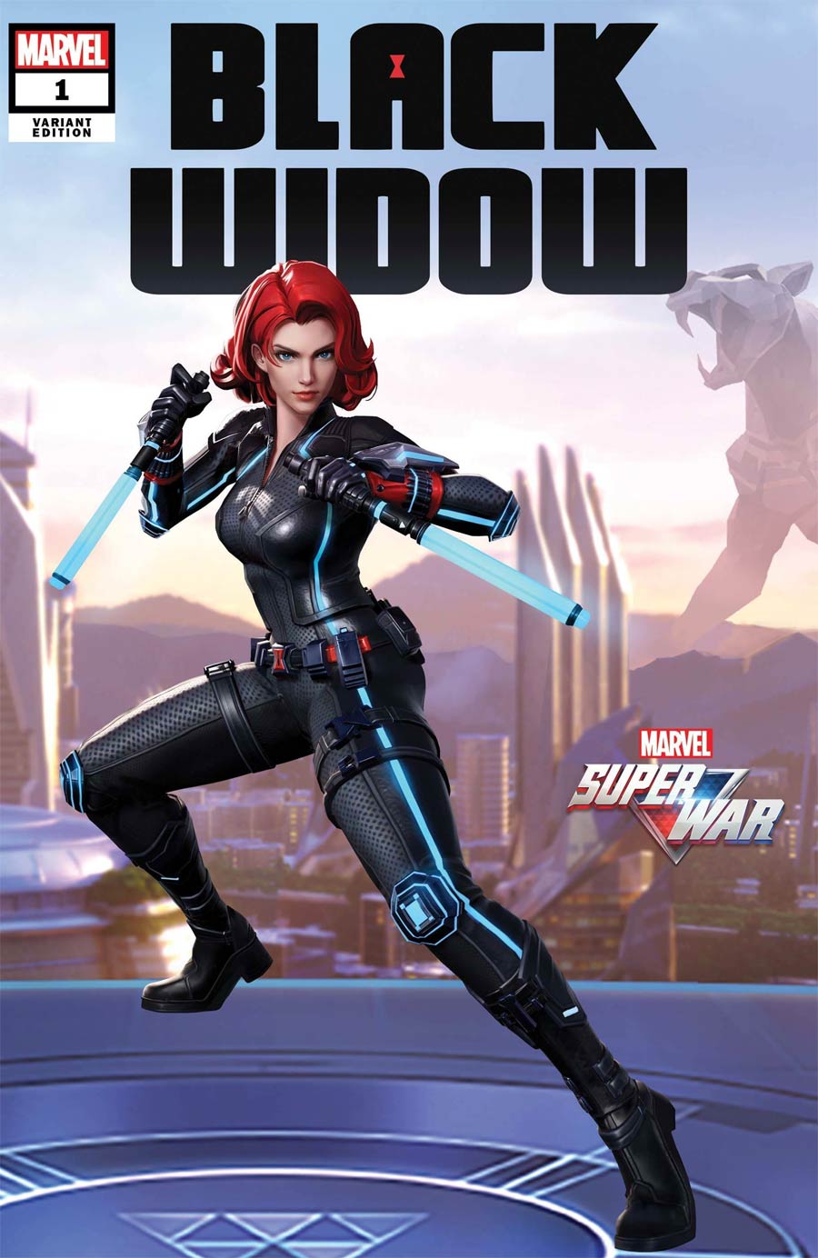 Black Widow Vol 8 #1 Cover D Variant NetEase Games Marvel Super War Cover