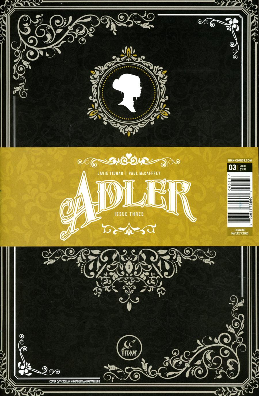 Adler #3 Cover C Variant Victorian Homage Cover