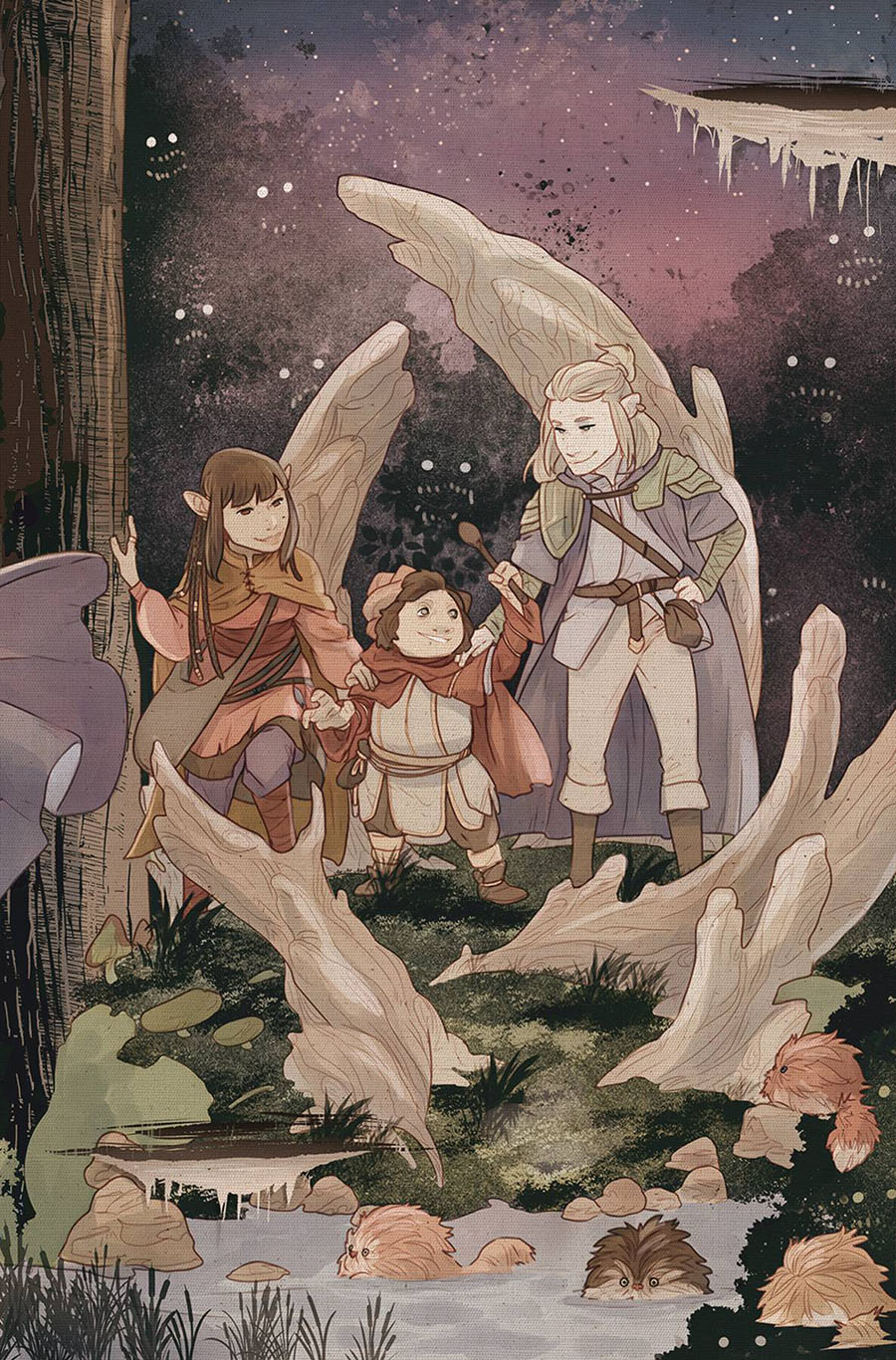 Jim Hensons Dark Crystal Age Of Resistance #8 Cover B Variant Kelly Matthews & Nichole Matthews Connecting Cover