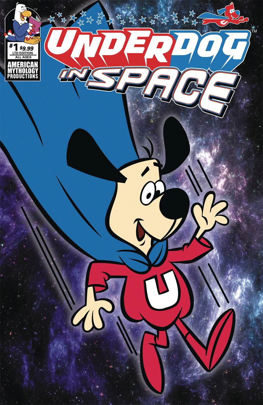 Underdog In Space #1 Cover C Limited Edition Retro Animation Variant Cover