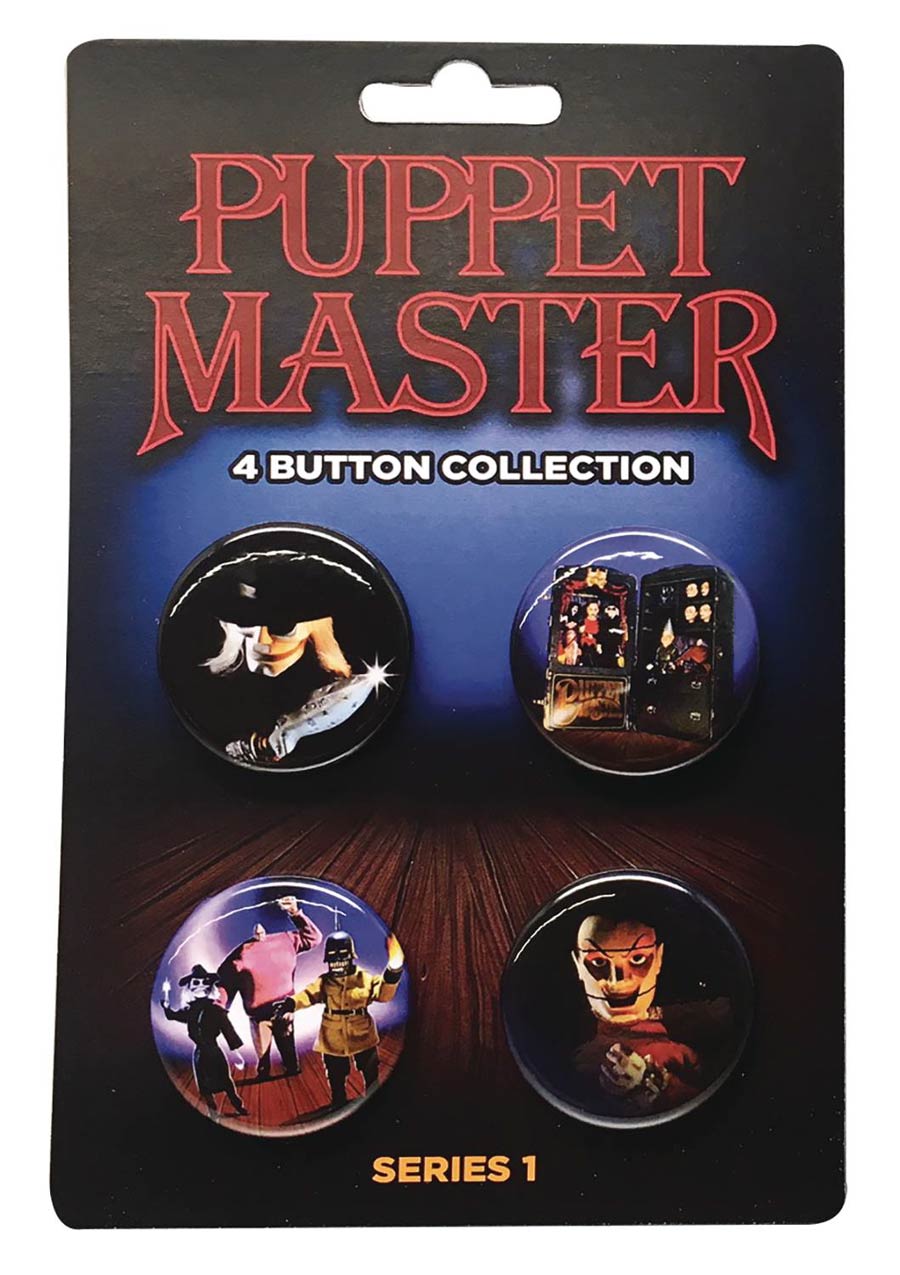 Puppet Master Button Collection Series 1 4-Pack