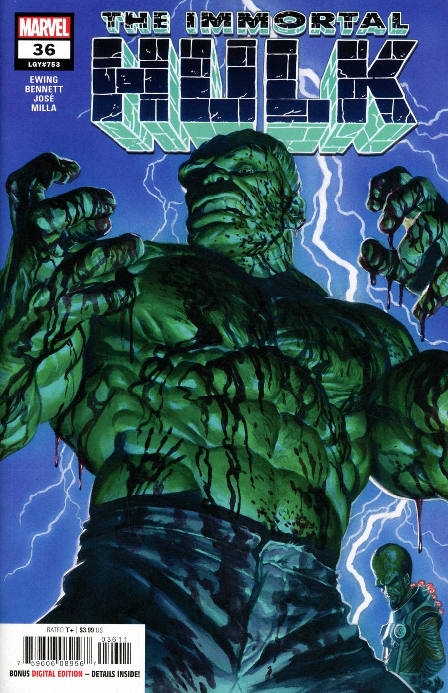 Immortal Hulk #36 Cover A Regular Alex Ross Cover