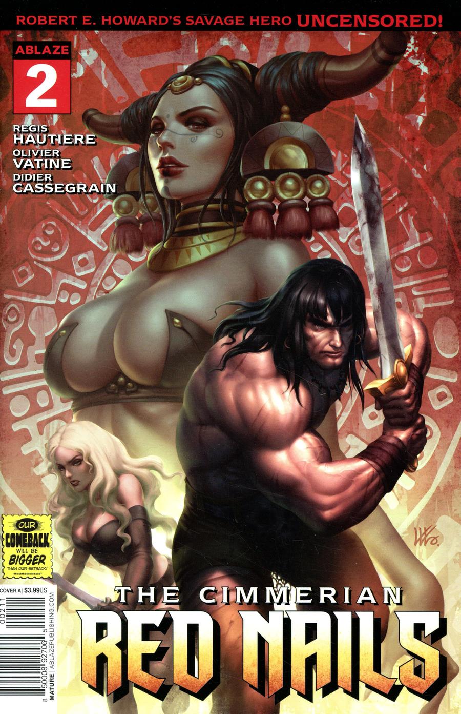 Cimmerian Red Nails #2 Cover A Regular Kendrick Lim Cover