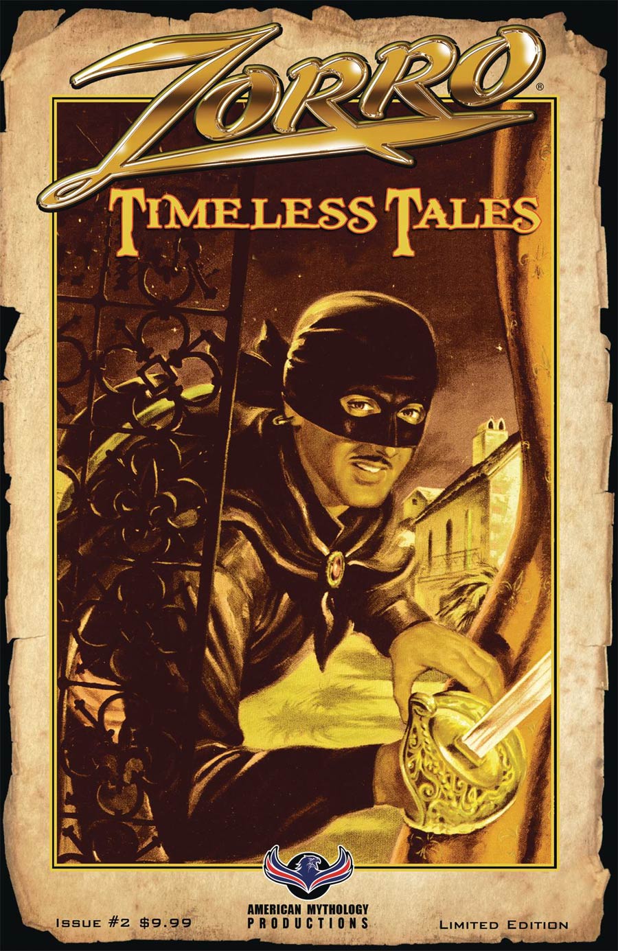 Zorro Timeless Tales #2 Cover B Limited Edition Pulp Cover