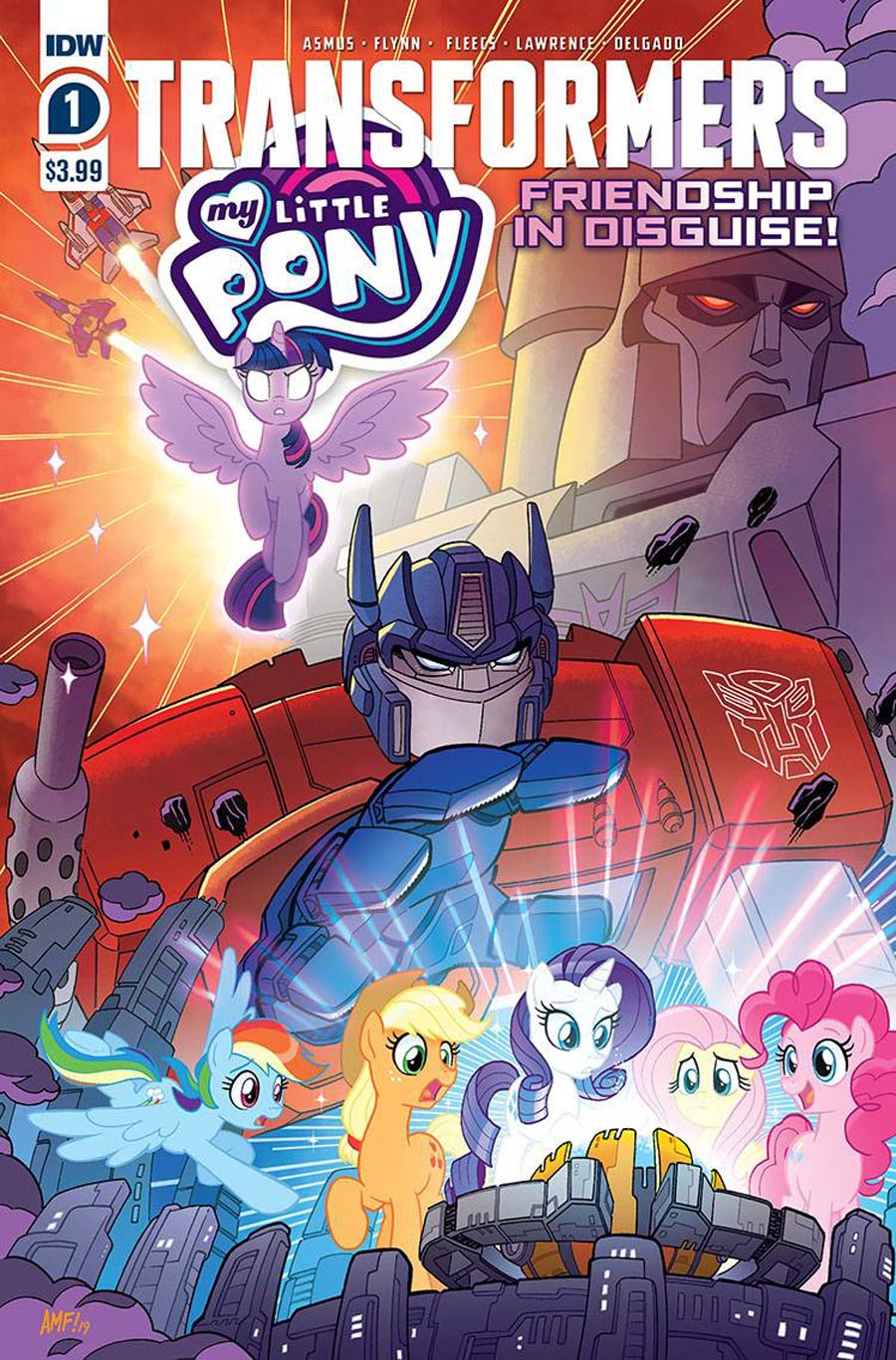 My Little Pony Transformers Friendship In Disguise #1 Cover A 1st Ptg Regular Tony Fleecs Cover