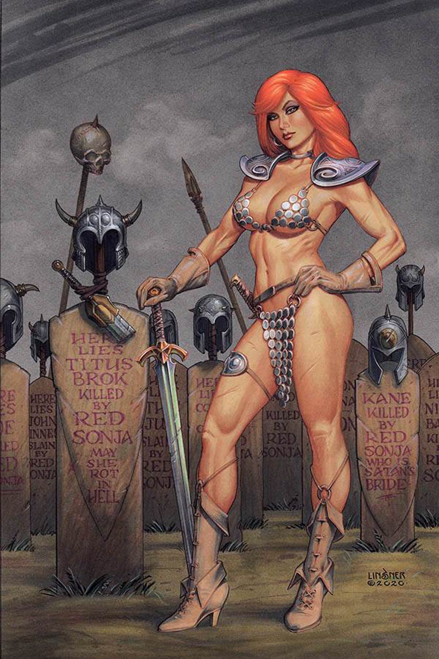 Red Sonja Vol 8 #16 Cover V Limited Edition Joseph Michael Linsner Virgin Cover