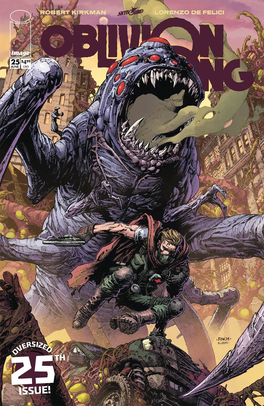 Oblivion Song By Kirkman & De Felici #25 Cover B Variant David Finch & Annalisa Leoni Cover