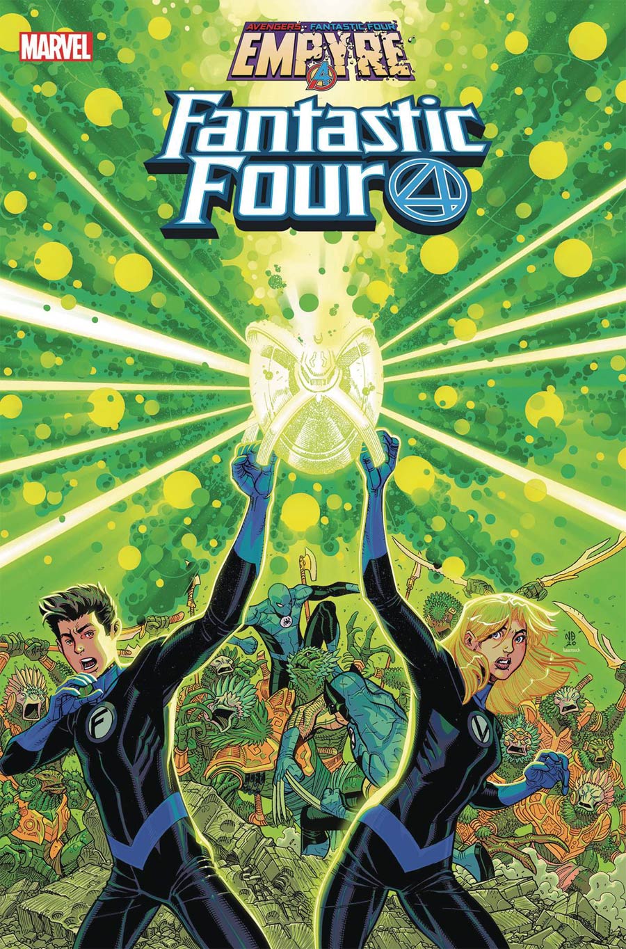 Fantastic Four Vol 6 #23 Cover A Regular Nick Bradshaw Cover (Empyre Tie-In)