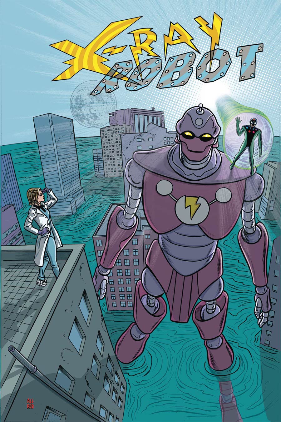 X-Ray Robot #4 Cover A Regular Michael Allred Cover