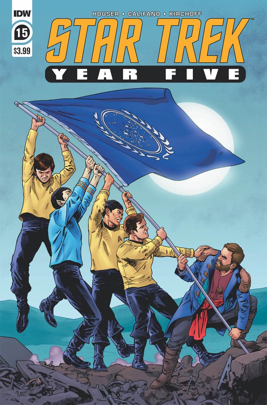 Star Trek Year Five #15 Cover A Regular Stephen Thompson Cover
