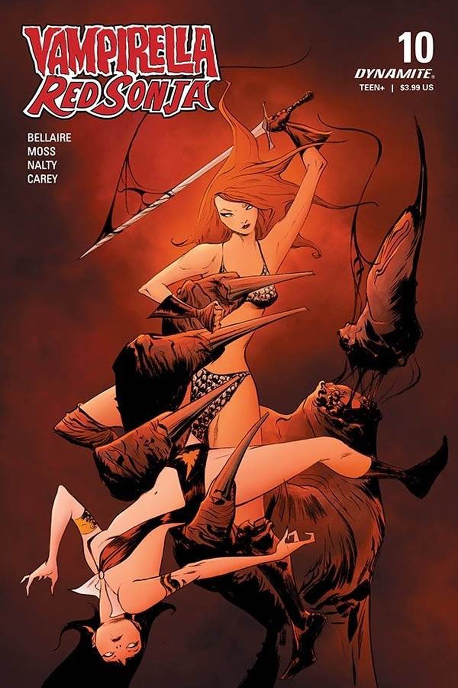 Vampirella Red Sonja #10 Cover A Regular Jae Lee Cover