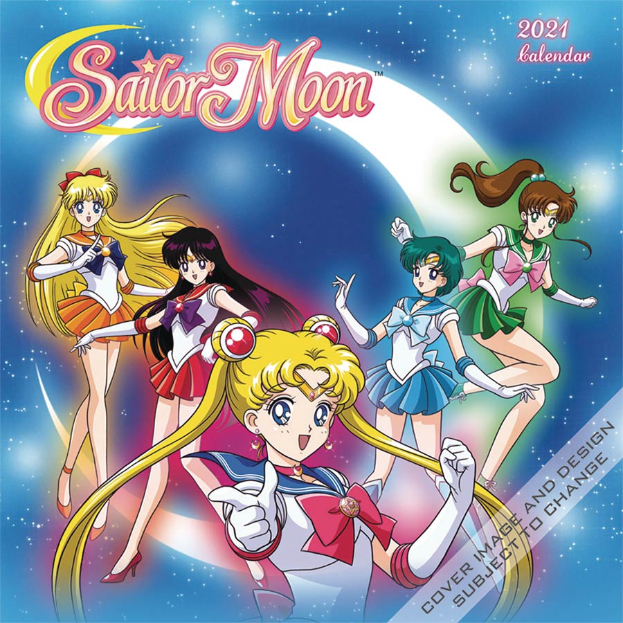 Sailor Moon 2021 Wall Calendar