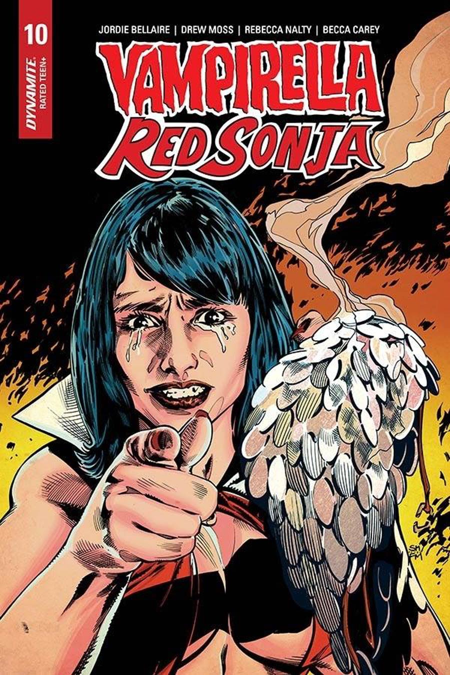 Vampirella Red Sonja #10 Cover H Incentive Stephen Mooney Frank Miller Homage Variant Cover