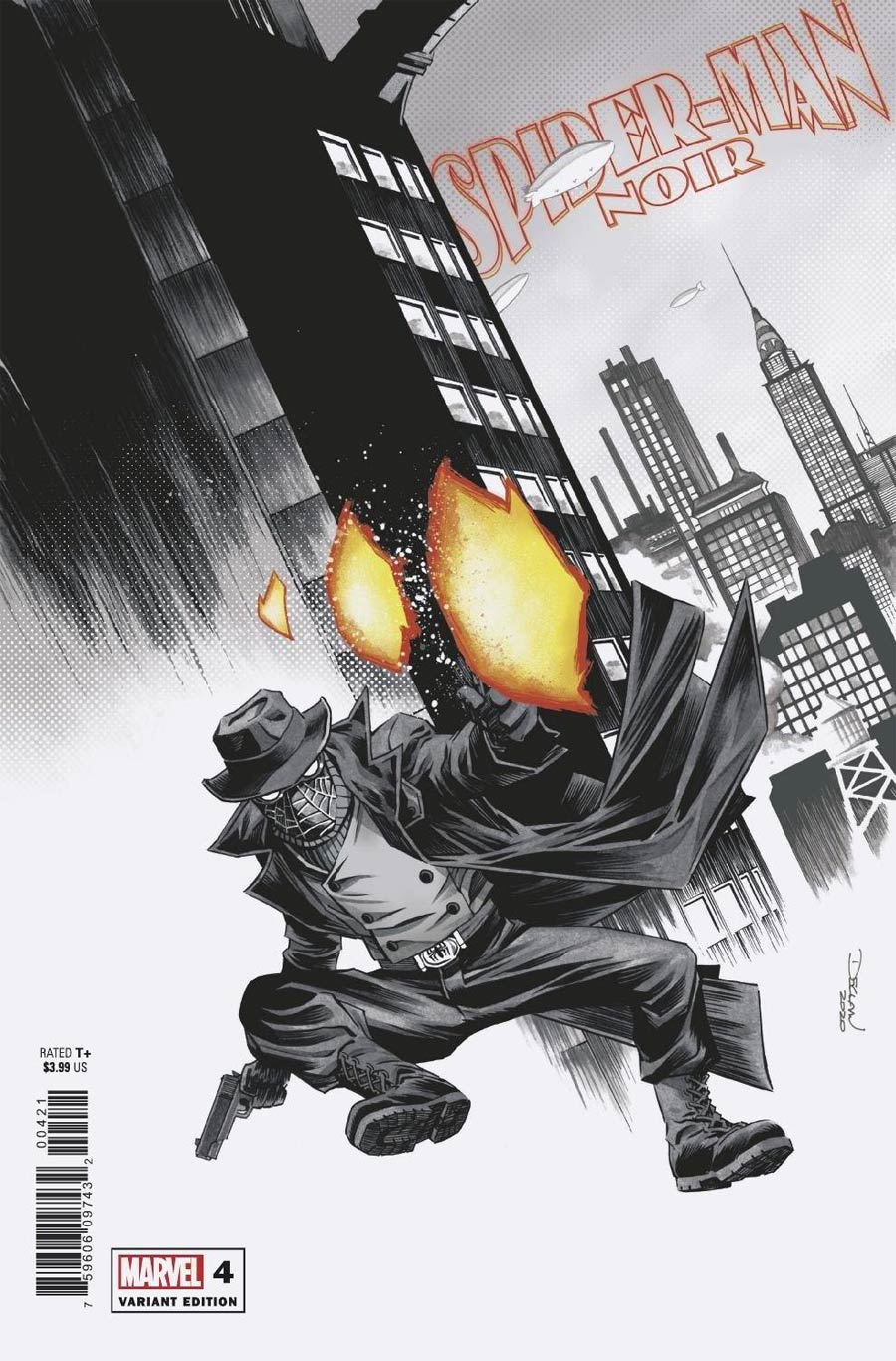 Spider-Man Noir Vol 2 #4 Cover B Incentive Declan Shalvey Variant Cover