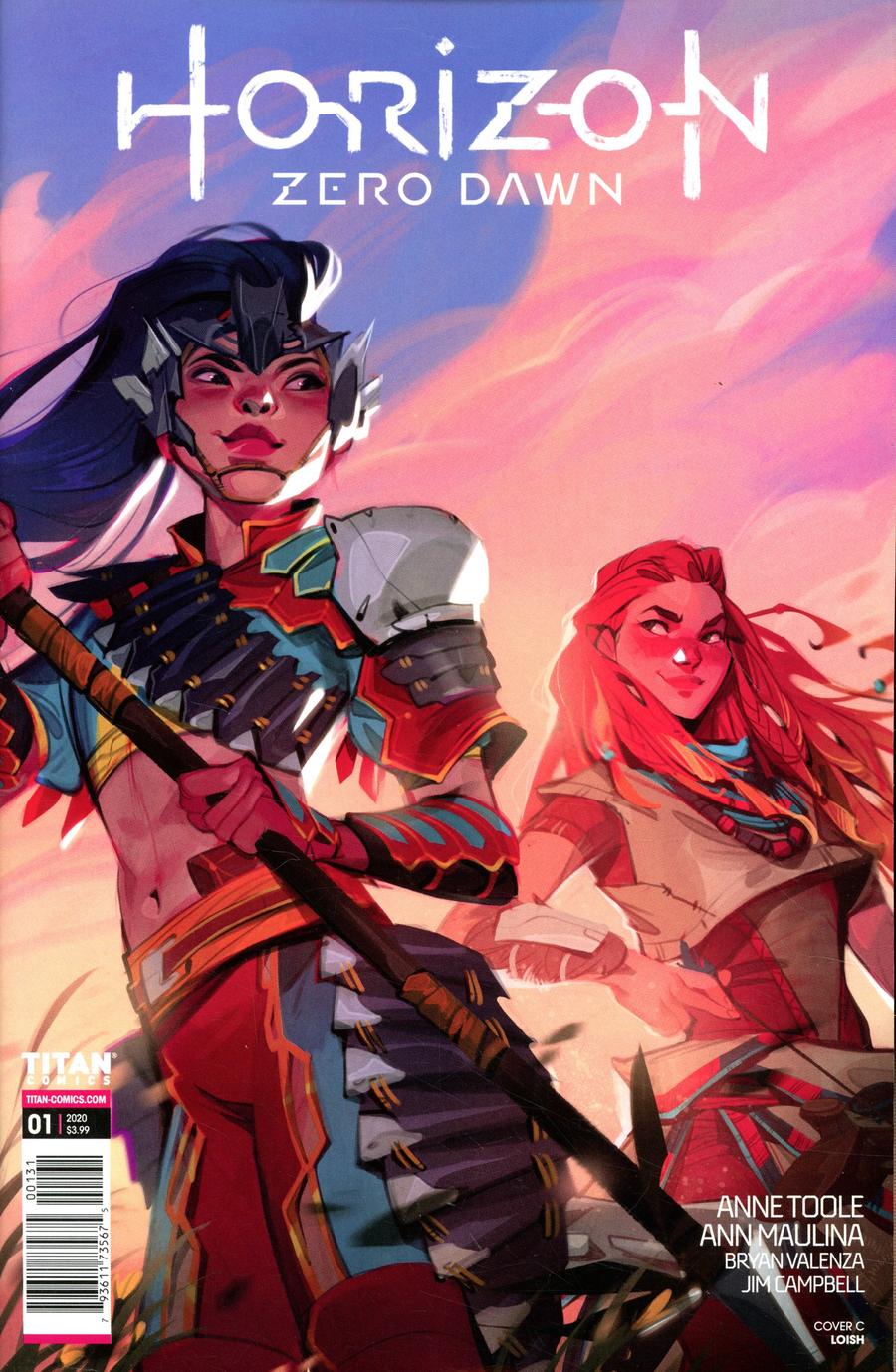 Horizon Zero Dawn #1 Cover C Variant Loish Cover