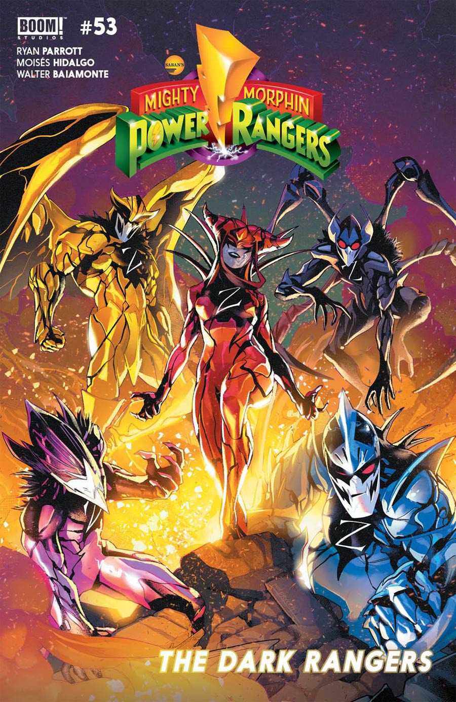 Mighty Morphin Power Rangers (BOOM Studios) #53 Cover A Regular Jamal Campbell Cover