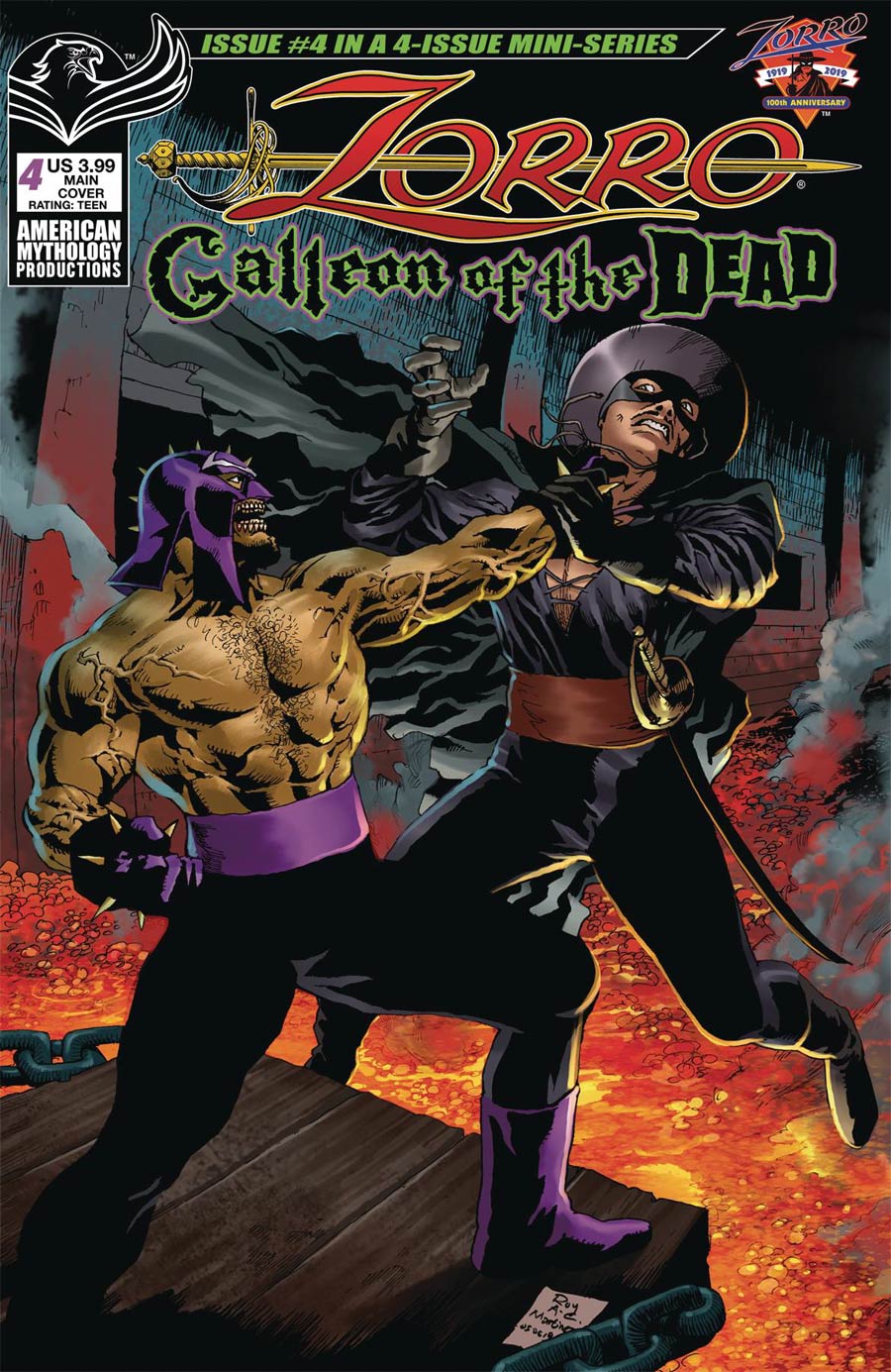 Zorro Galleon Of The Dead #4 Cover A Regular Roy Allan Martinez Cover