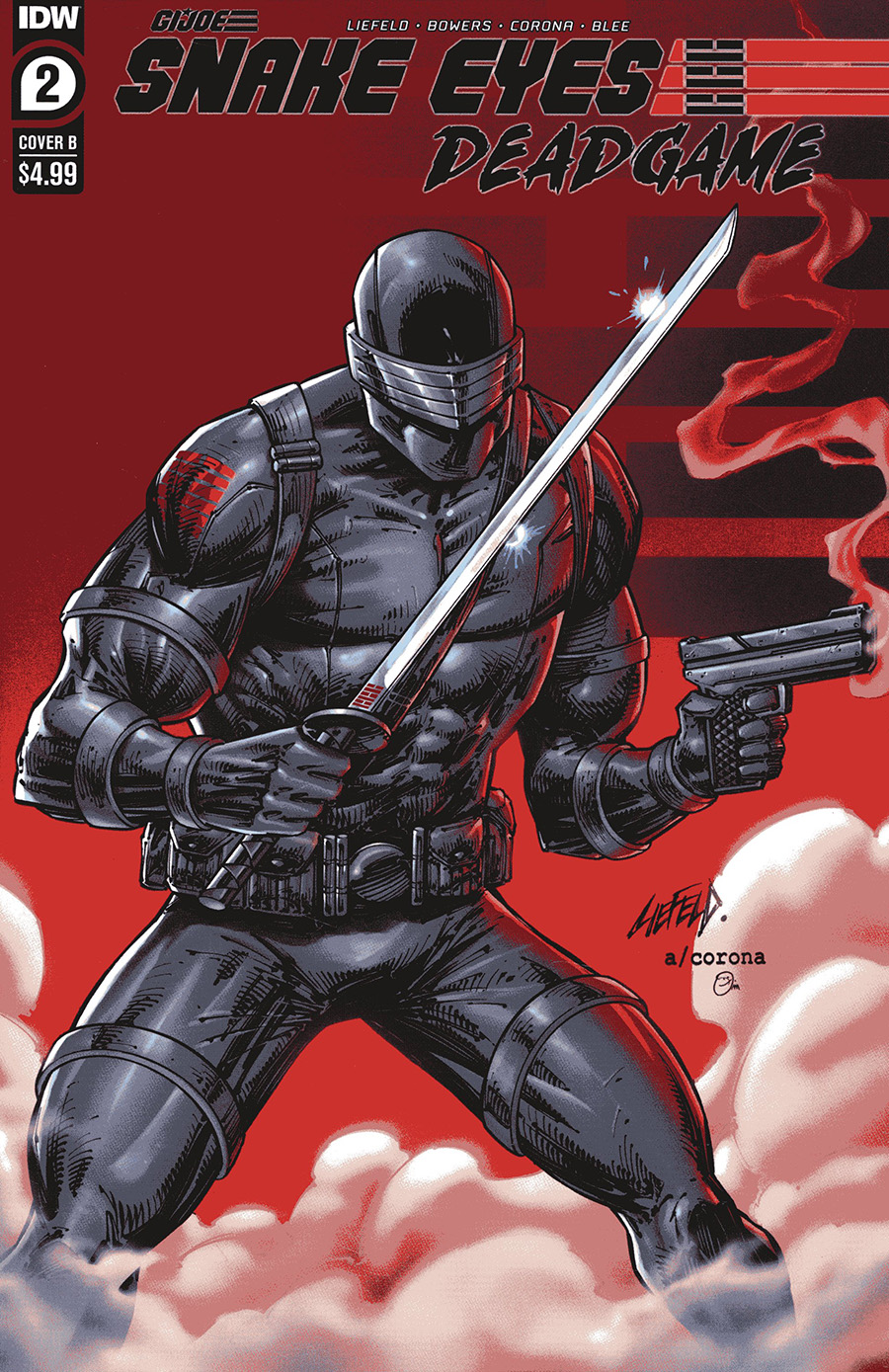 Snake Eyes Deadgame #2 Cover B Variant Rob Liefeld Cover