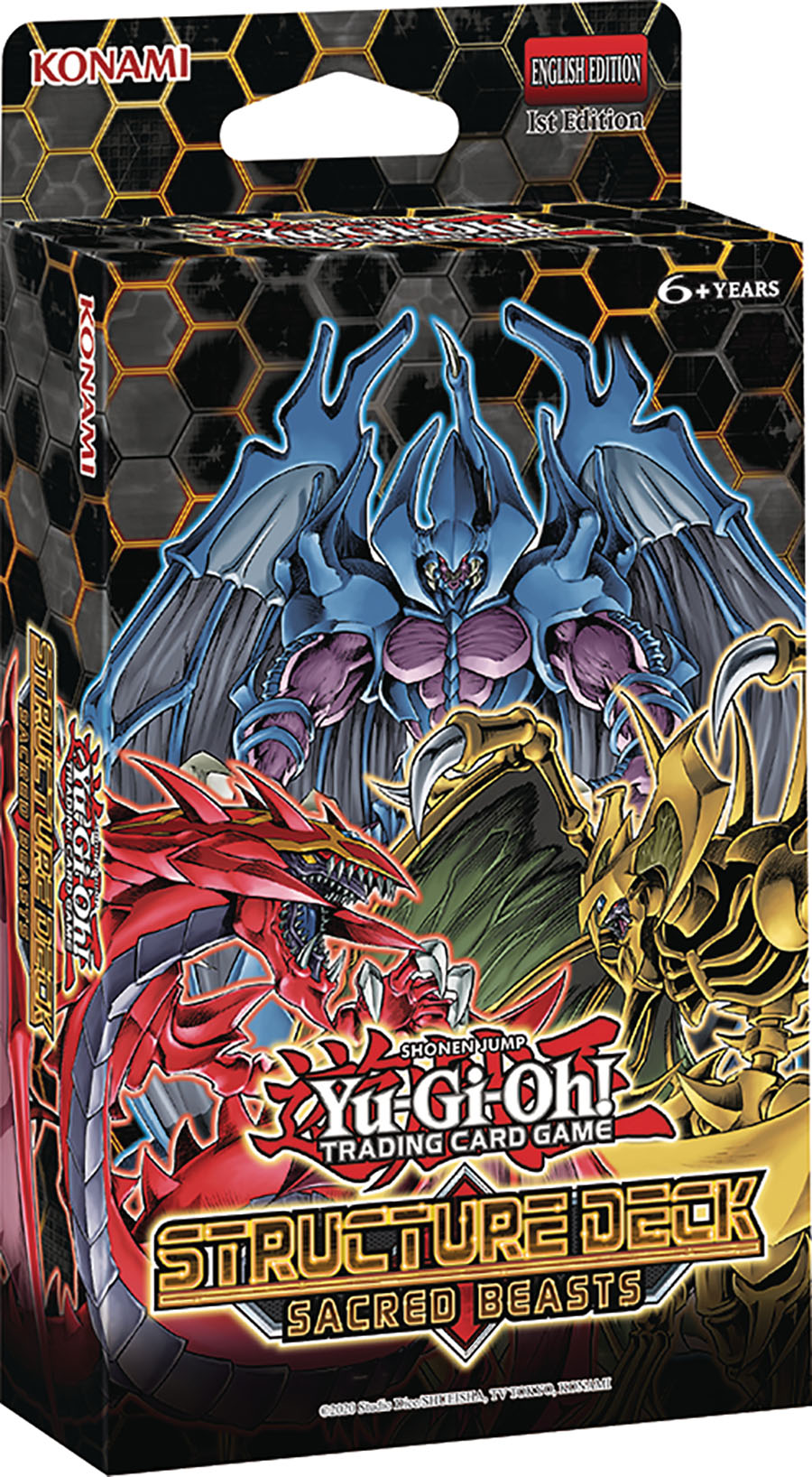 Yu-Gi-Oh Sacred Beasts Structure Deck Display (8-Count)