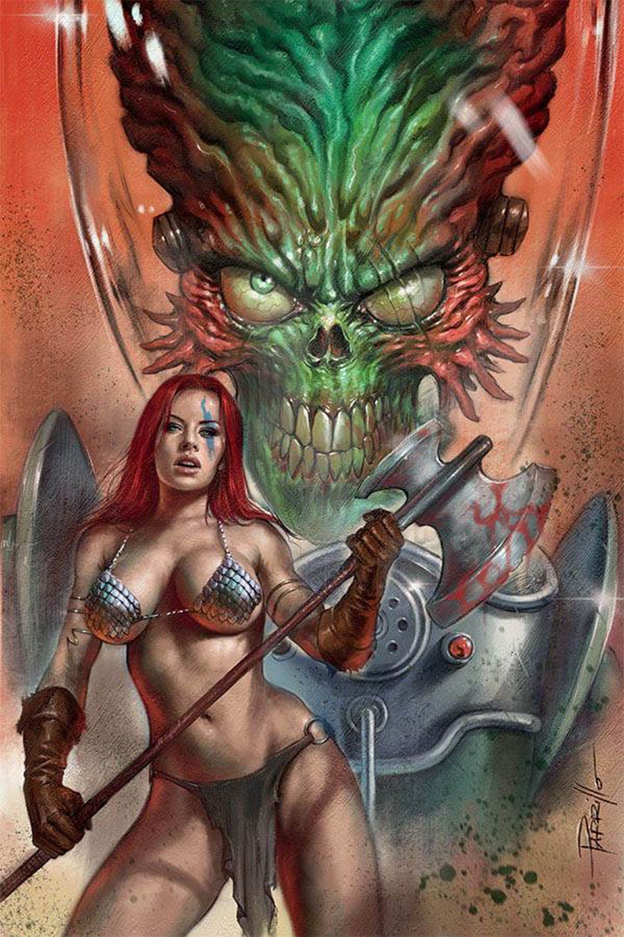 Mars Attacks Red Sonja #1 Cover T Limited Edition Lucio Parrillo Virgin Cover