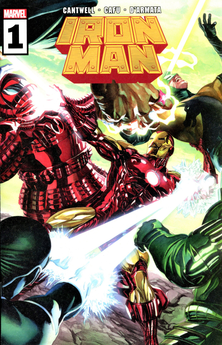 Iron Man Vol 6 #1 Cover A Regular Alex Ross Wraparound Cover