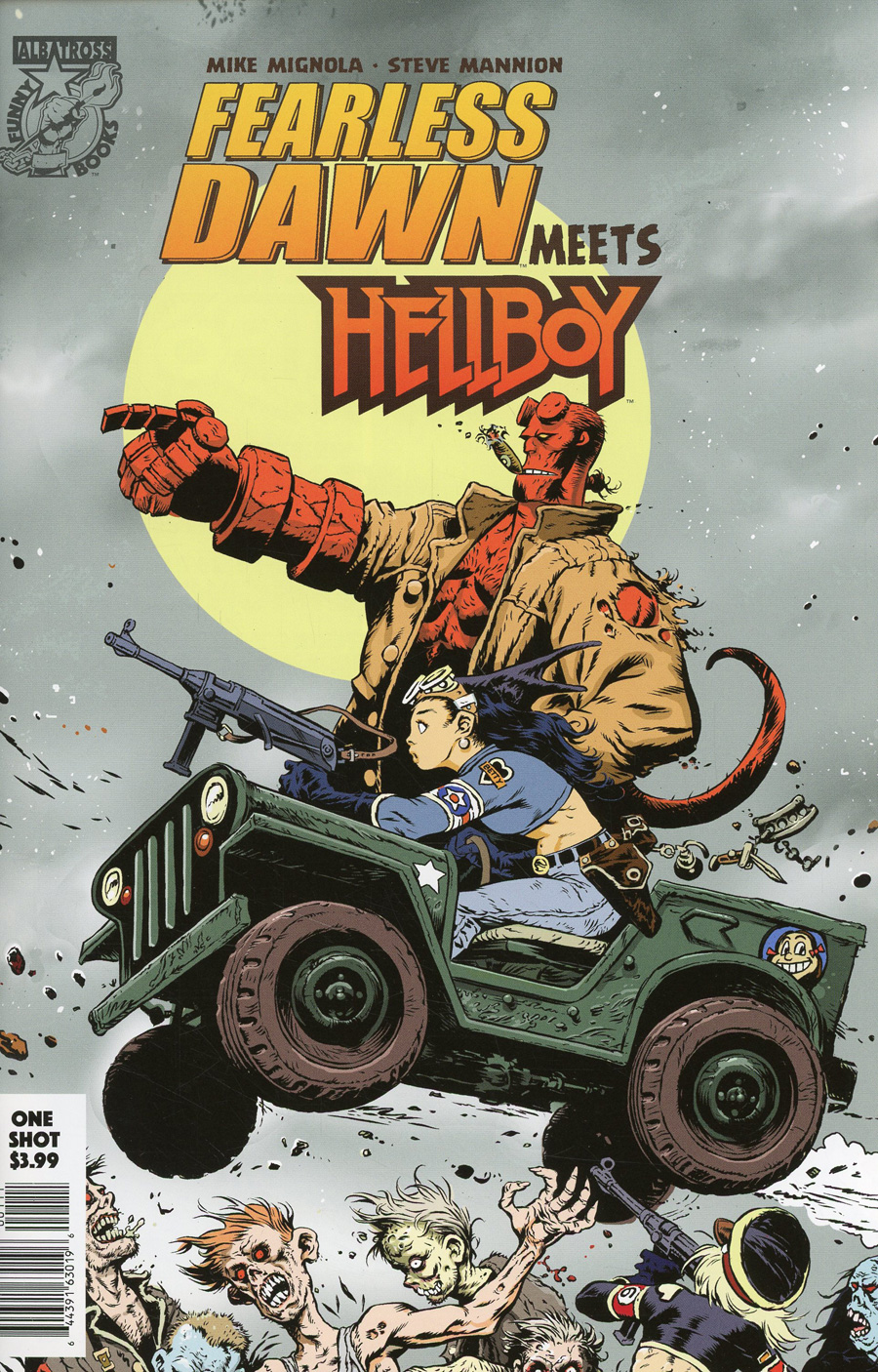 Fearless Dawn Meets Hellboy One Shot Cover A Regular Steve Mannion Cover