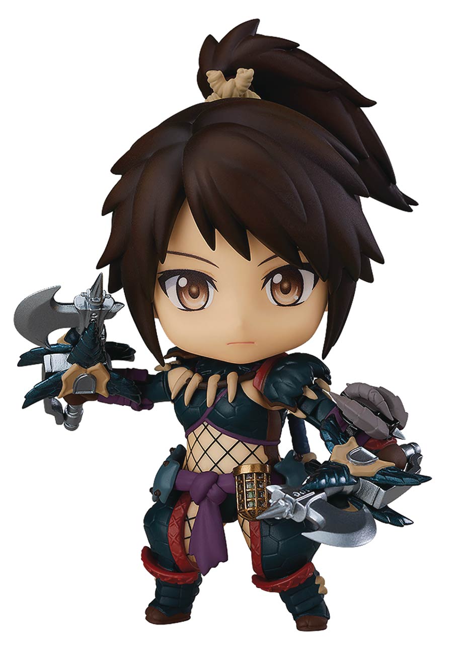 Monster Hunter World Iceborn Female Nargacuga Alpha Armor Nendoroid DX