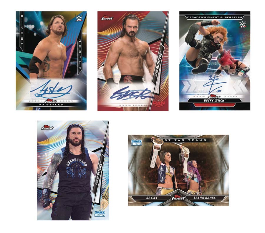 Topps 2020 Finest WWE Trading Cards Box