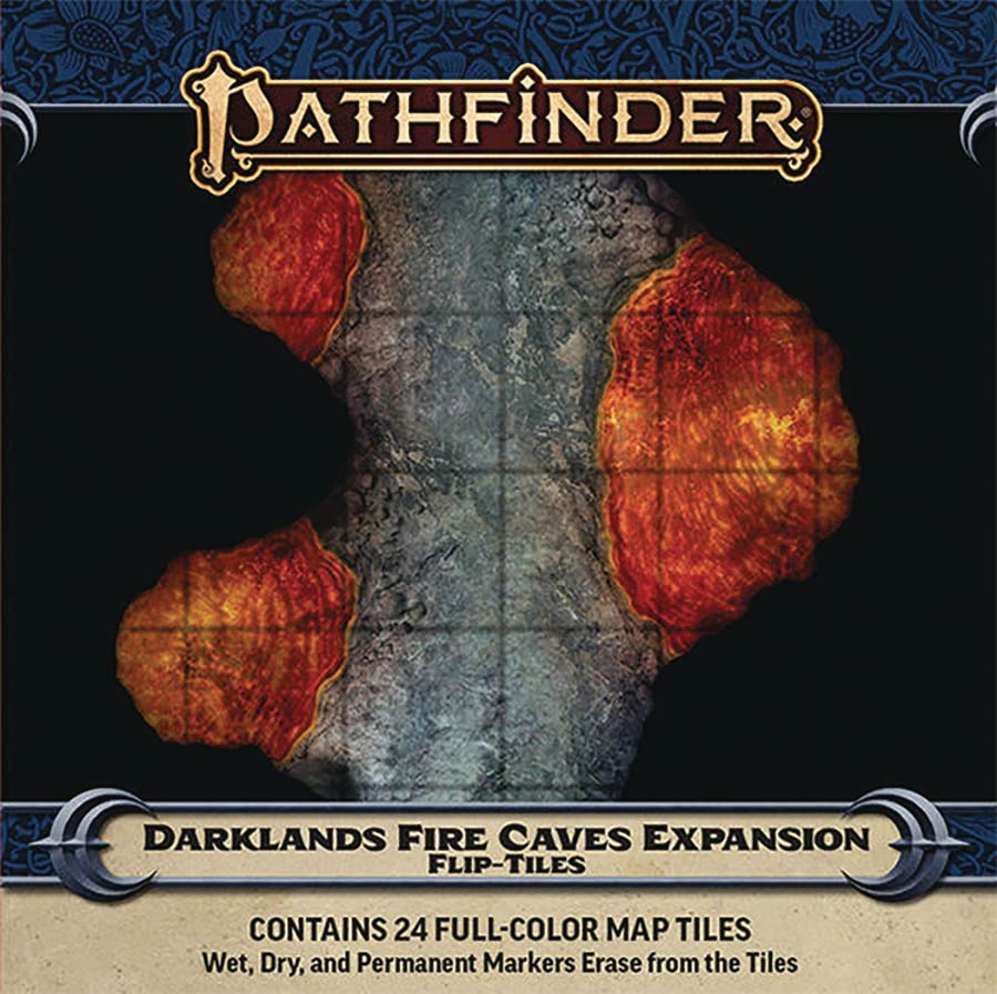 Pathfinder Flip-Tiles - Darklands Fire Caves